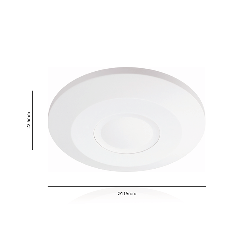 Opbouw aanwezigheidssensor | Zwart - Outledtl.nl 