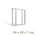 Opbouwframe voor backlit led paneel 60 x 60 CM - Outledtl.nl 