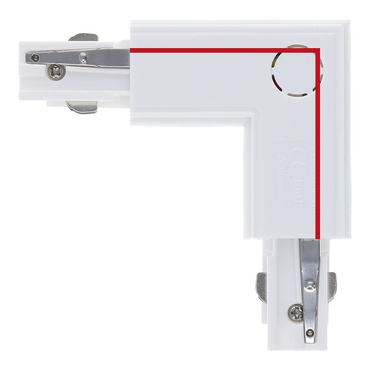L-FORM-VERBINDER OUTSIDE - WEISS
