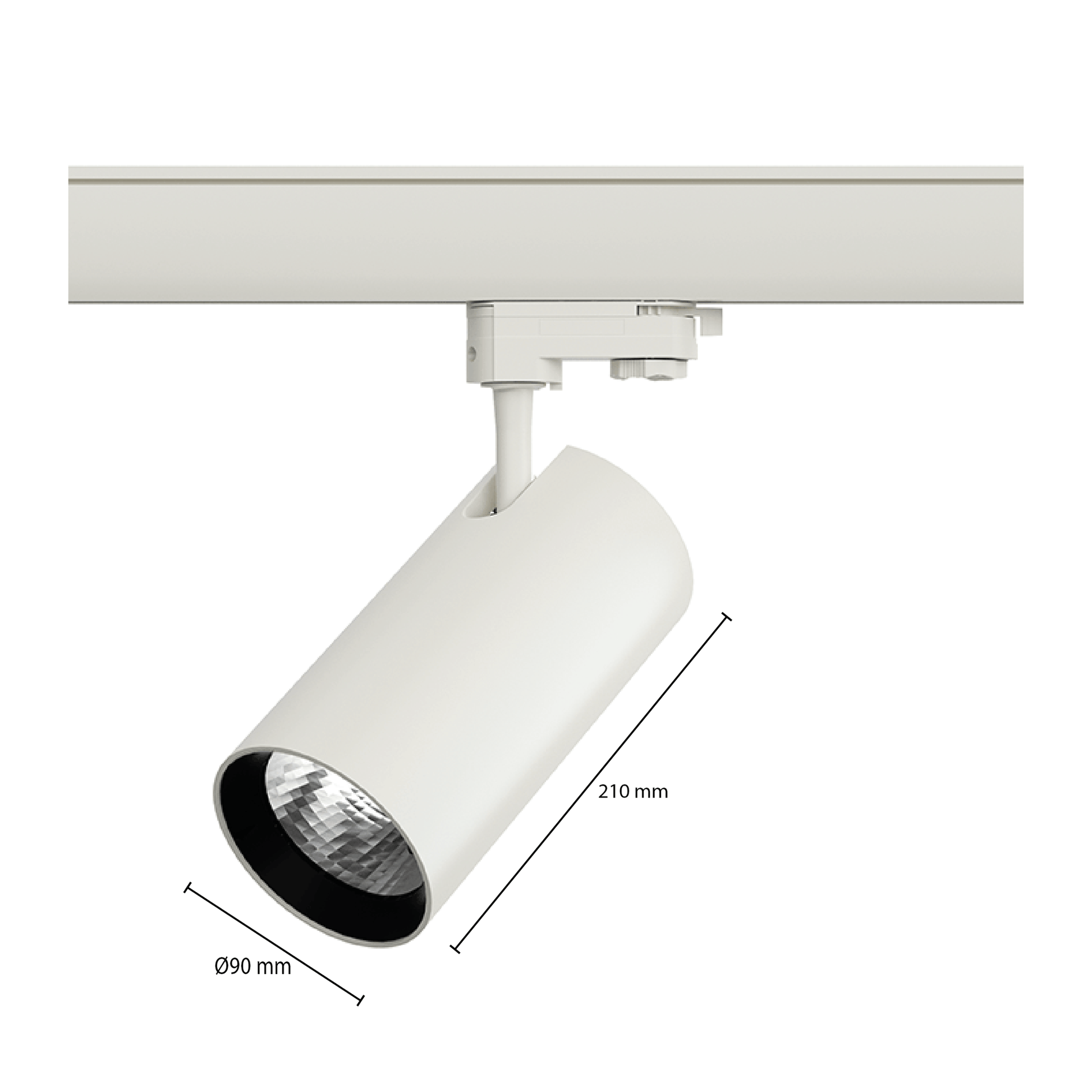 3-Fase Railverlichting | 30 watt |  Wit | 5 jaar garantie - Outledtl.nl 