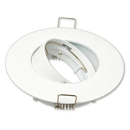 GU10 Armatuur wit IP20 - brede rand Ø100 mm - Outledtl.nl 