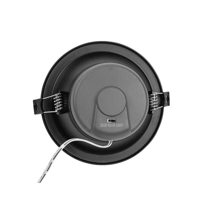 LED Downlight Reflector - Tri Color - 12 Watt - Zaagmaat Ø120MM - Ø140MM - Zwart - Outledtl.nl 