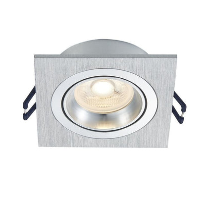 LED Spot Pasiphae - Vierkant - Philips - Geborsteld Aluminium - Outledtl.nl 