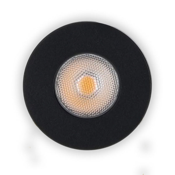 LED Veranda inbouwspot | Ø28mm | 3 W | Dimbaar - Zwart | Bundel 10 Stuks | 2700K - Warm wit - Outledtl.nl 