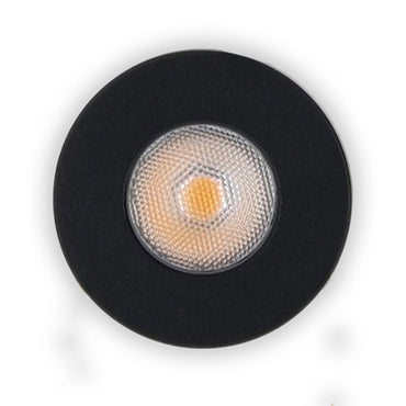 LED Veranda inbouwspot | Ø28mm | 3 W | Dimbaar - Zwart | Bundel 10 Stuks | 2700K - Warm wit - Outledtl.nl 