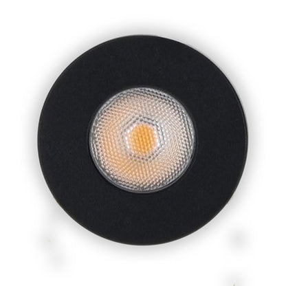 LED Veranda inbouwspot | Ø28mm | 3 W | Dimbaar - Zwart | Bundel 10 Stuks | 2700K - Warm wit - Outledtl.nl 