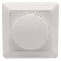Draai/drukknop voor dimmer -  Wit - Inclusief afdekraam - Outledtl.nl 