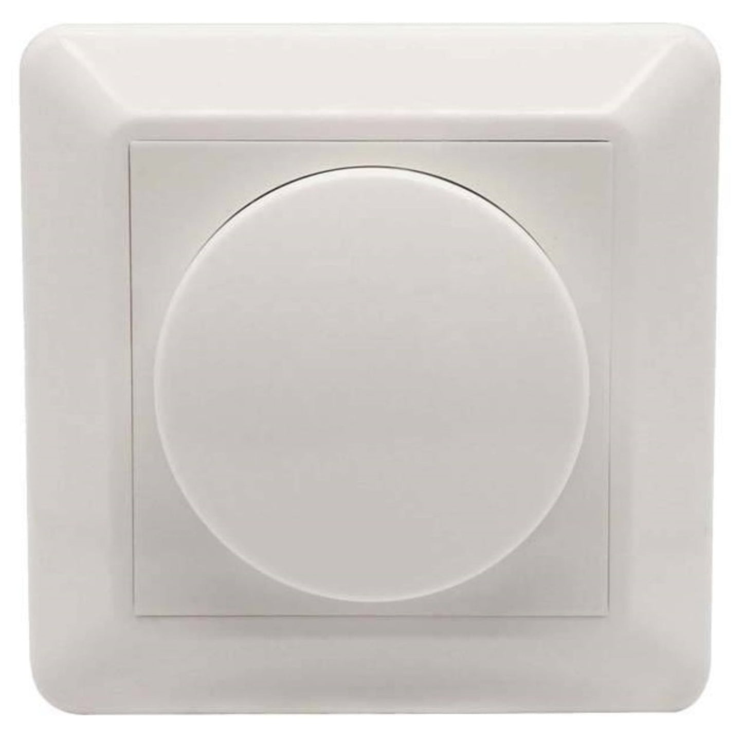 Draai/drukknop voor dimmer -  Wit - Inclusief afdekraam - Outledtl.nl 
