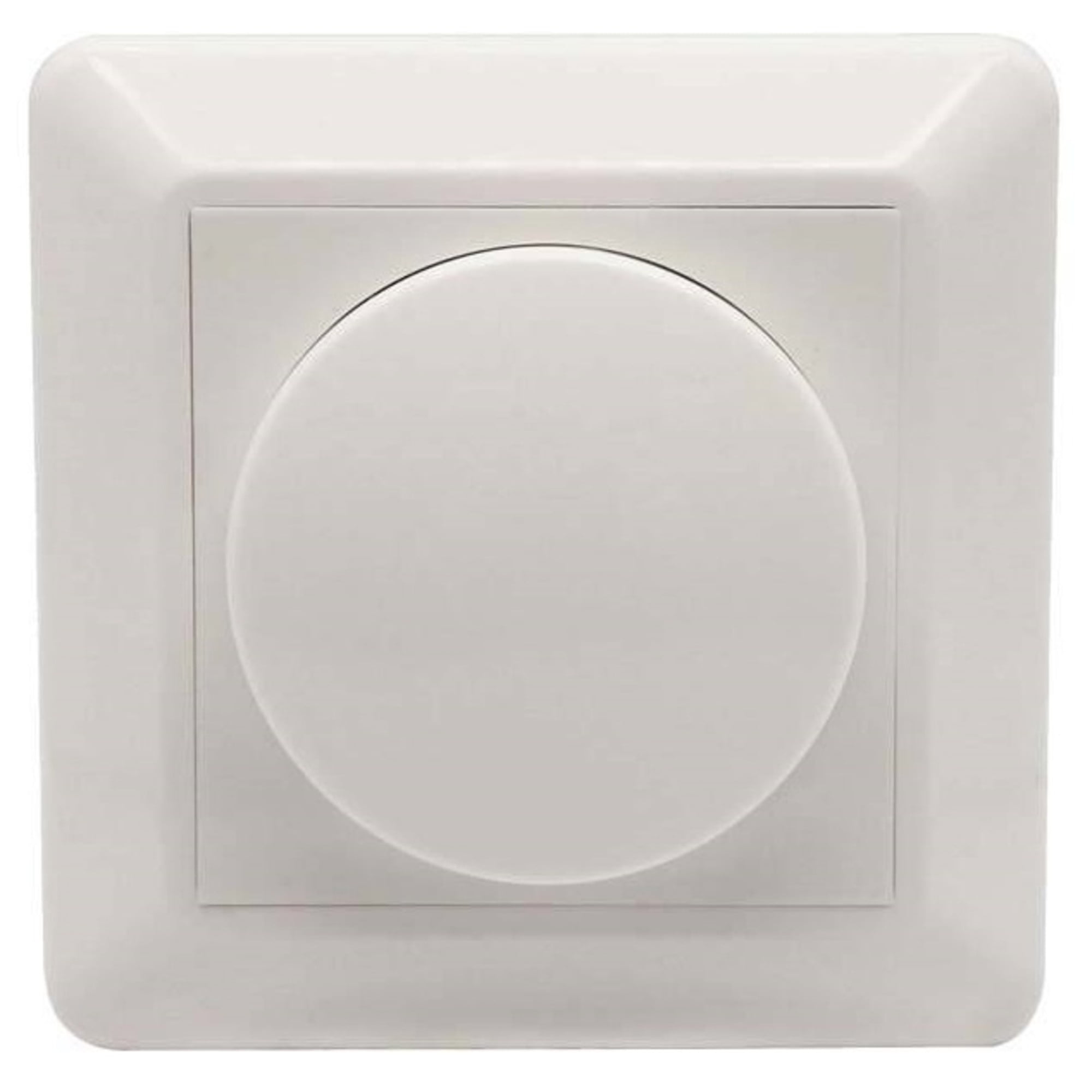 Draai/drukknop voor dimmer -  Wit - Inclusief afdekraam - Outledtl.nl 