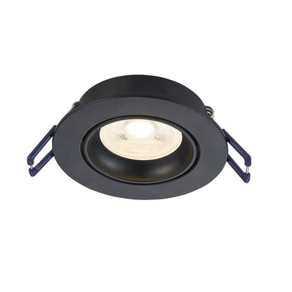 Platte spotjes - Aurora - Dimbaar - Luxe Design - Mat Zwart - Outledtl.nl 