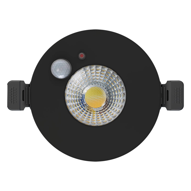 Inbouwspot Odessa | 6W | Dimbaar | Zwart | CCT-Switch | IP65 | Met Sensor - Outledtl.nl 