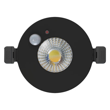 Inbouwspot Odessa | 6W | Dimbaar | Zwart | CCT-Switch | IP65 | Met Sensor - Outledtl.nl 