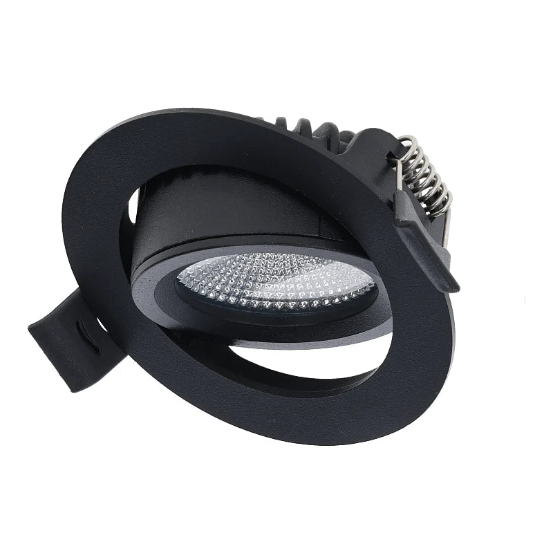 LED Inbouwspot Aristo | Dimbaar | IP65 | 4W en 6W | CCT Switch | Zaagmaat: Ø68-75 mm | Zwart - Outledtl.nl 