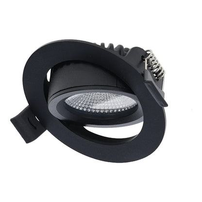 LED Inbouwspot Aristo | Dimbaar | IP65 | 4W en 6W | CCT Switch | Zaagmaat: Ø68-75 mm | Zwart - Outledtl.nl 