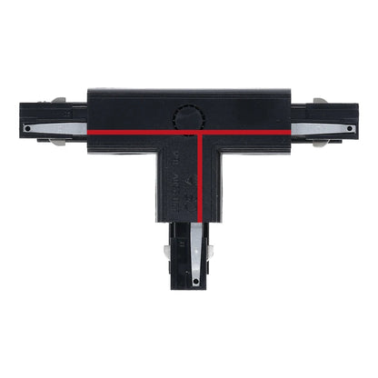 Schwarzer T-FORM-VERBINDER Right-1