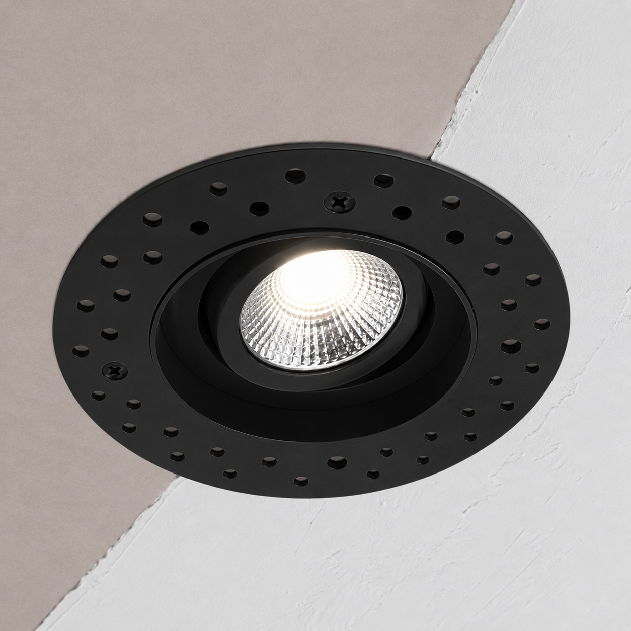 LED Aristo Trimless Stuc Inbouwspot Zwart | IP65 | 4W/6W | OutledTL
