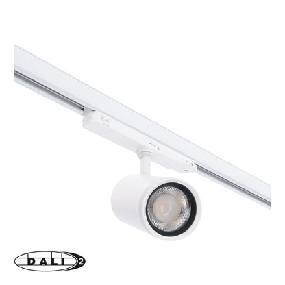 3-Phasen-Schienenstrahler Zoomable Schwarz | Watt-Switch, CCT-Switch