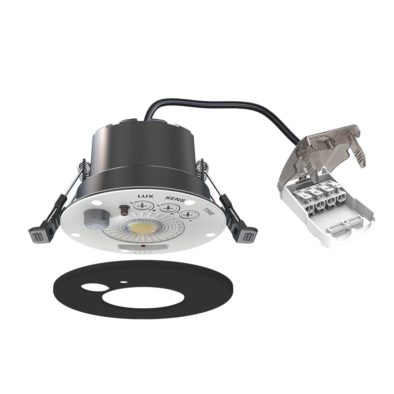 Inbouwspot Odessa | 6W | Dimbaar | Zwart | CCT-Switch | IP65 | Met Sensor - Outledtl.nl 
