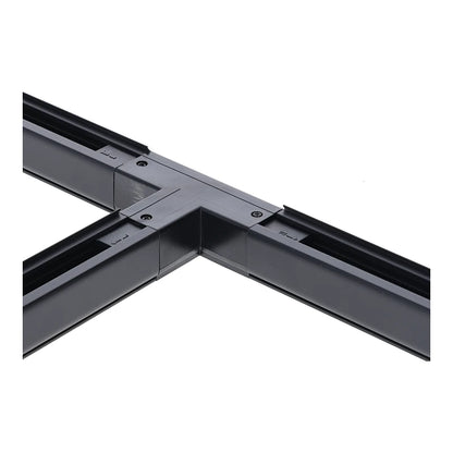 Schwarzer T-FORM-VERBINDER Left-1