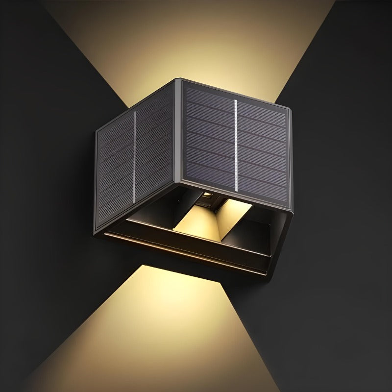 Led wandlamp | Solis | Met zonnepaneel | 100Lm - Outledtl.nl 