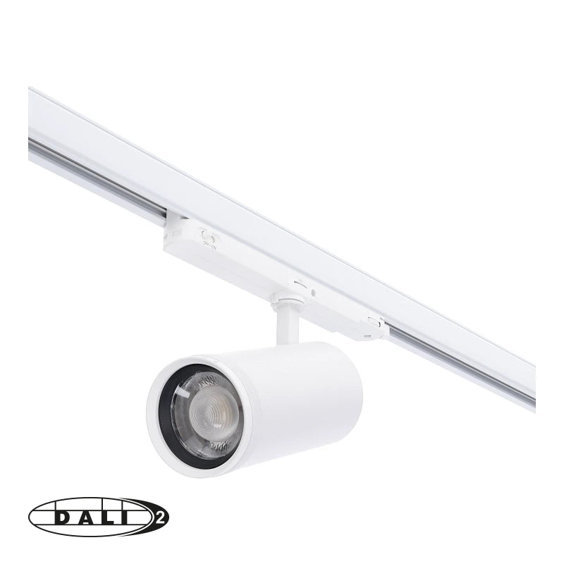 3-Phasen-Schienenstrahler Zoomable Schwarz | Watt-Switch, CCT-Switch