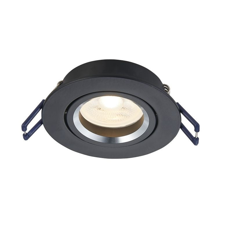 LED Spot - Sinope - Dimbaar - Philips - Mat  Zwart - Outledtl.nl 