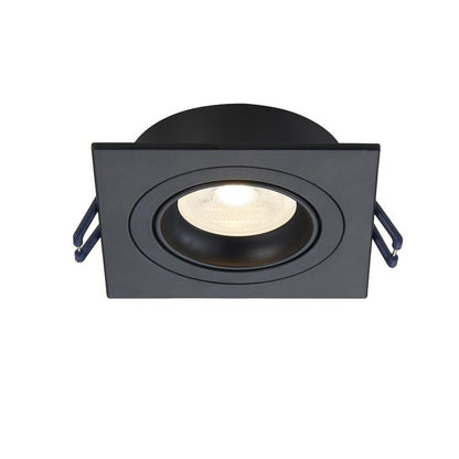 LED Spot Pasiphae - Vierkant - Dimbaar - Philips - Mat zwart - Outledtl.nl 