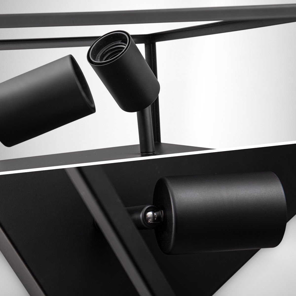 Plafondlampen woonkamer zwart | Incl.Lichtbron | E27 fitting |  8W | 640lm | 2400k - Outledtl.nl 