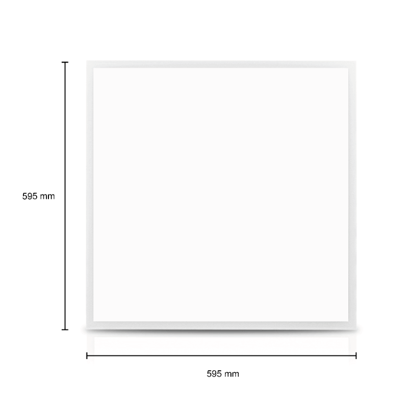 Back-lit LED paneel voor systeemplafonds met 3-SWP aansluitkabel