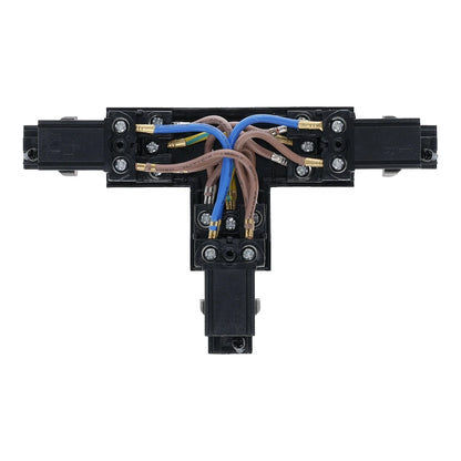 Schwarzer T-FORM-VERBINDER Left-1