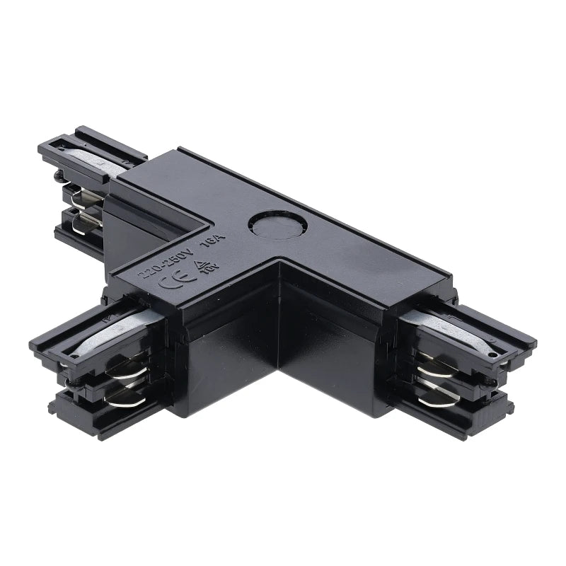 Schwarzer T-FORM-VERBINDER Right-1