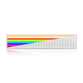 Back-lit LED paneel Dover 150x30 cm 40 W | RGB+CCT