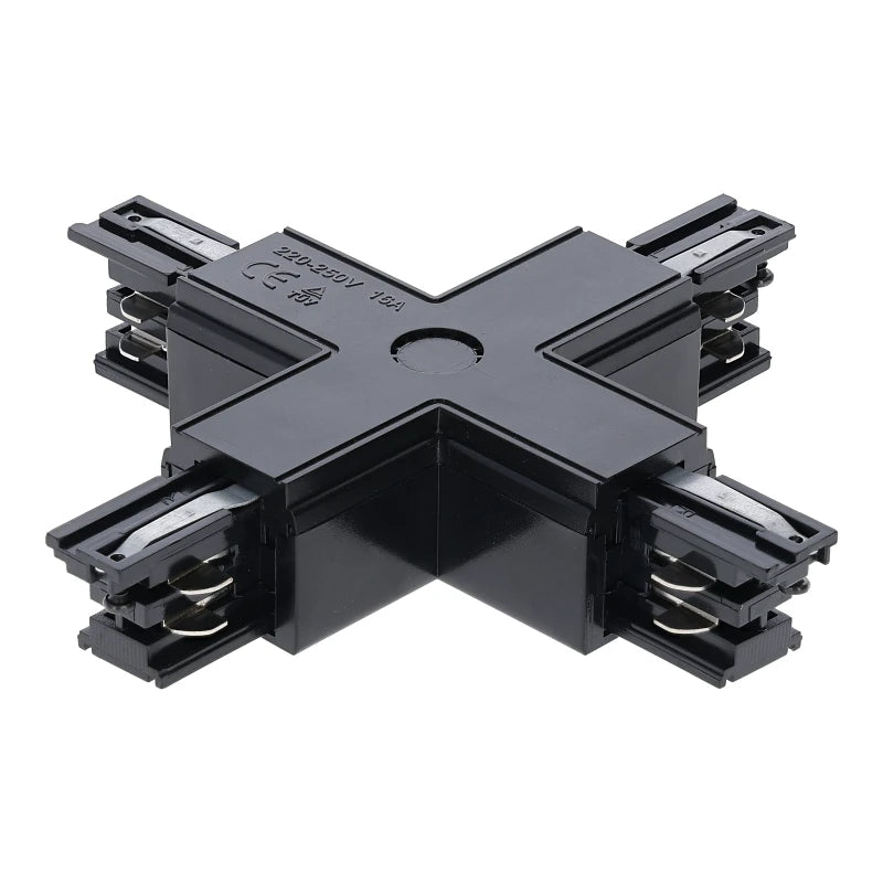 X-Form-Verbinder 3-Phasen-Schienen - Schwarz | 3-Phasen-Schienensysteme