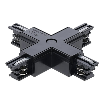 X-Form-Verbinder 3-Phasen-Schienen - Schwarz | 3-Phasen-Schienensysteme